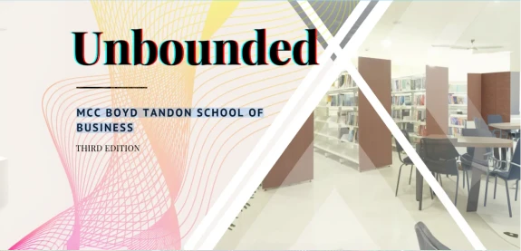 Unbounded  MCC BOYD TANDON SCHOOL OF  BUSINESS