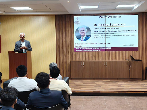 Leadership dialogue with DR. Raghu Sundaram – Senior Vice Chancellor and Head of Global Strategy New York University