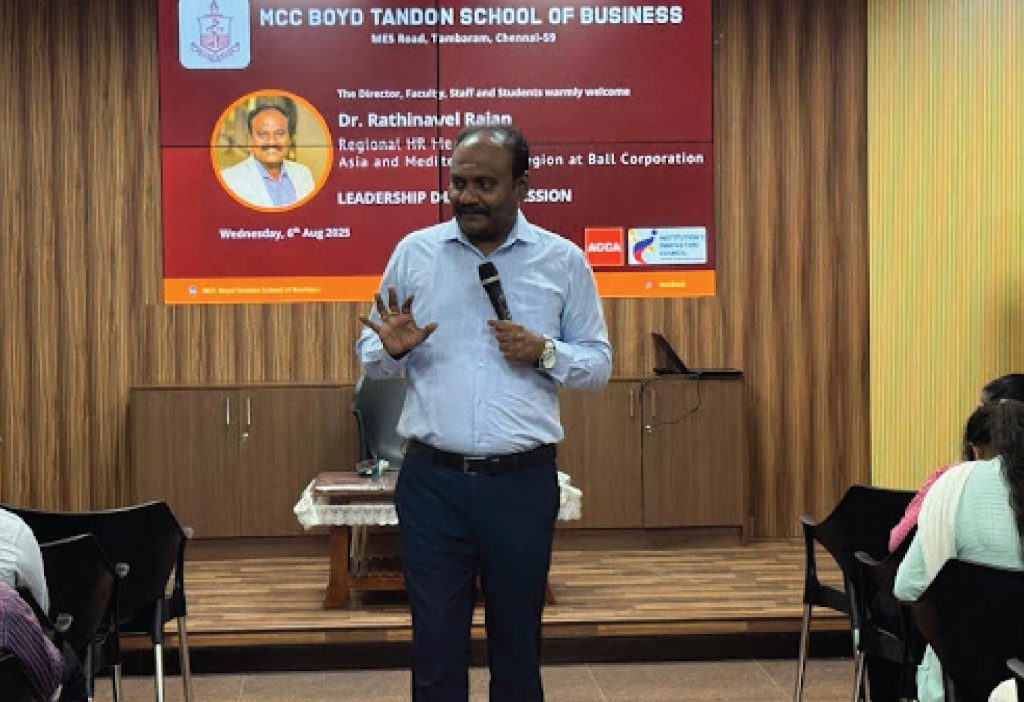 Leadership dialogue with MR. Rathinavel Rajan – Regional HR head, Ball Corporation