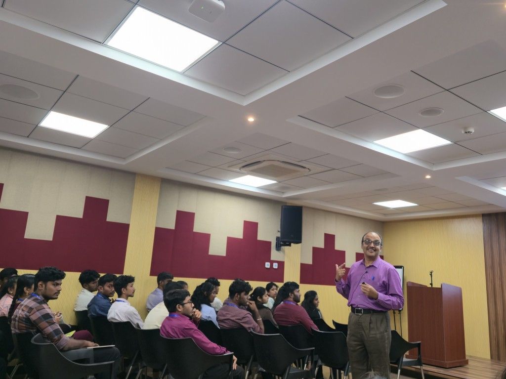 Guest Lecture on 24th October 2025  by Dr. Tanmay Chattopadhyay