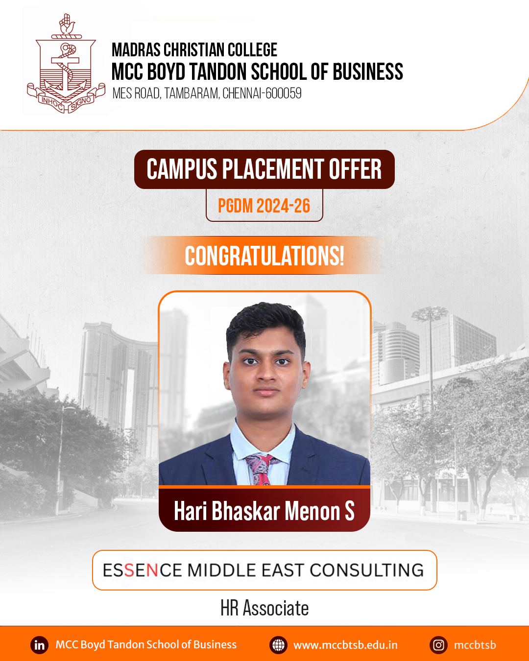 Campus Placement Offer