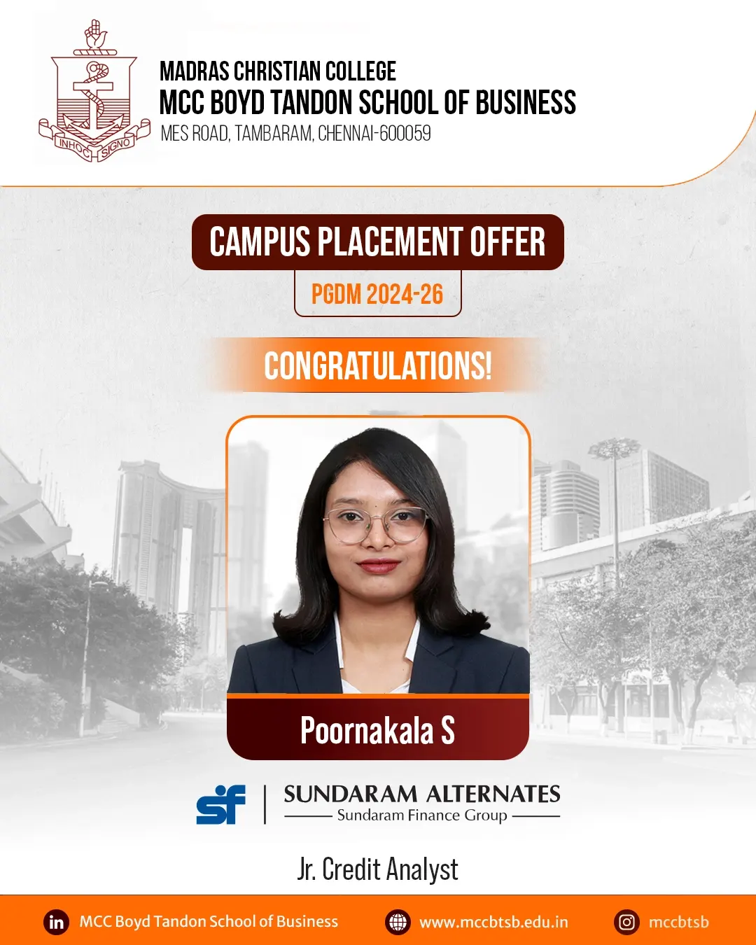 Campus Placement Offer