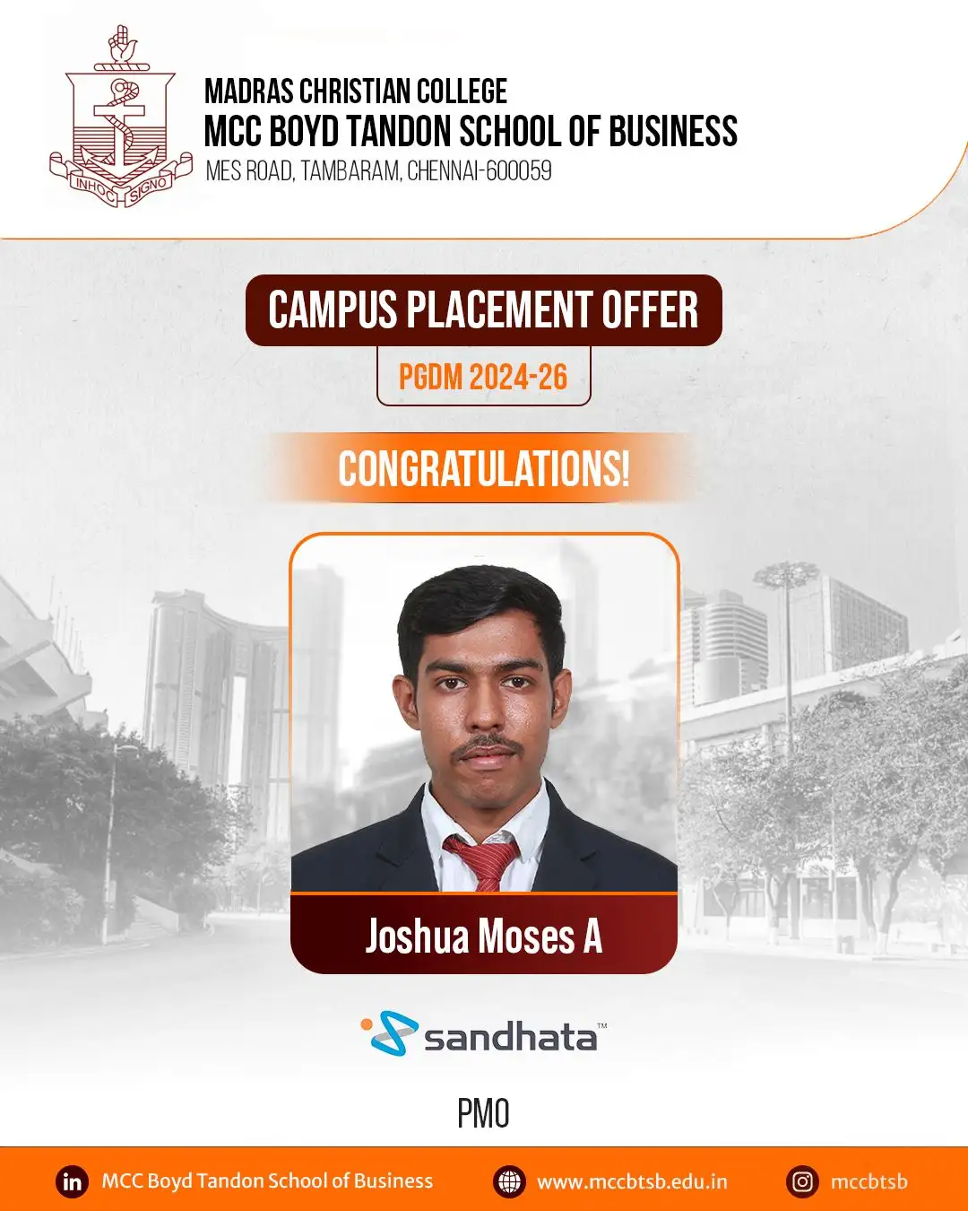 Campus Placement Offer